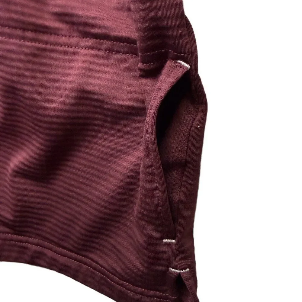 Orvis Quarter Zip Pullover Men’s Maroon Performance Fleece  Outdoor Layer